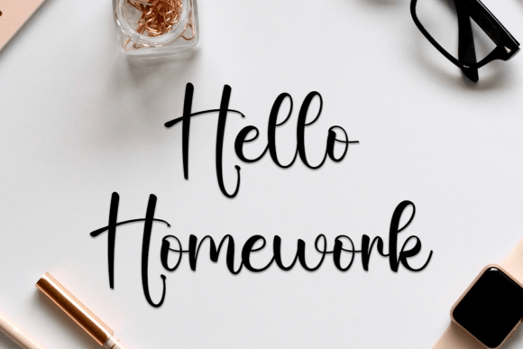 Hello September Font - Preview 1