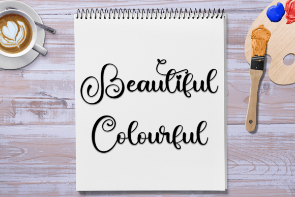 Inkling Font PNG with transparent background - Preview 5