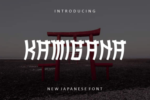 Kamigana Font PNG with transparent background - Preview 1