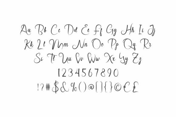 Nancy Everly Font PNG with transparent background - Preview 3