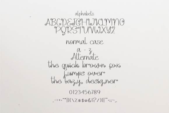 Otesho Font PNG with transparent background - Preview 1