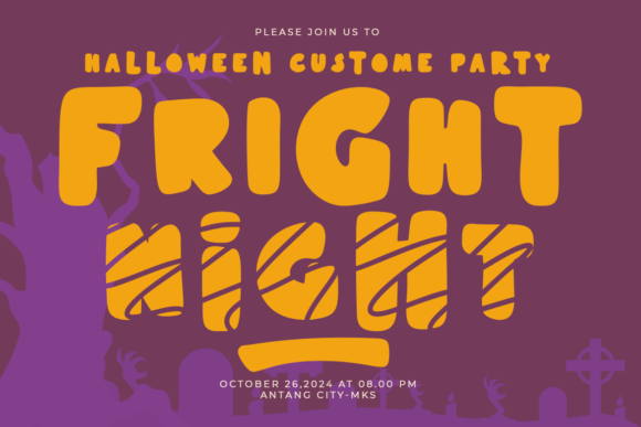 Pumpkin Games Font PNG with transparent background - Preview 2