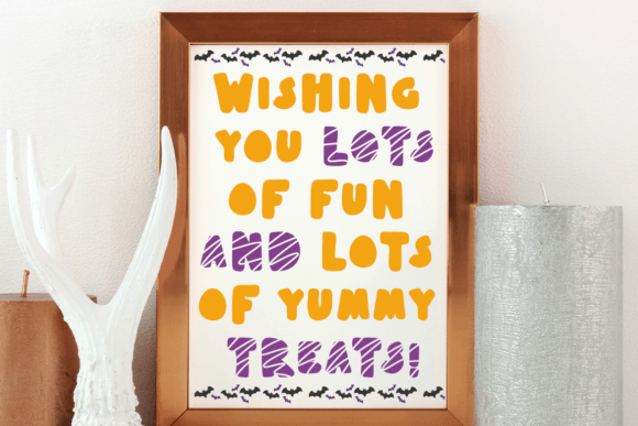 Pumpkin Games Font PNG with transparent background - Preview 3