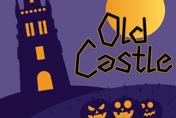 Pumpkin Spooky Font PNG with transparent background - Preview 4