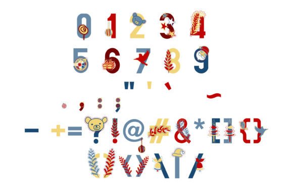 Christmas Deco Font - Preview 4