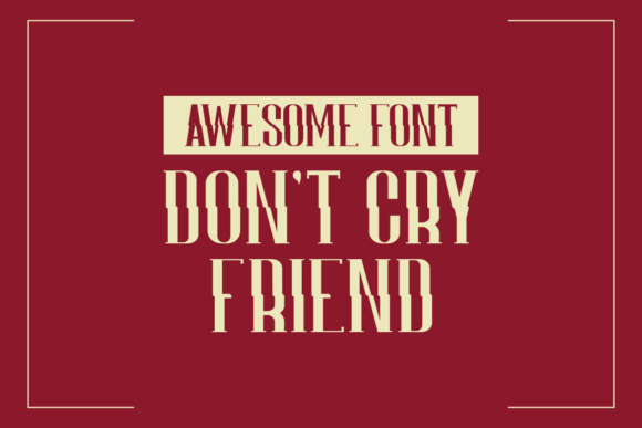 Slantedeyes Font font preview - 1