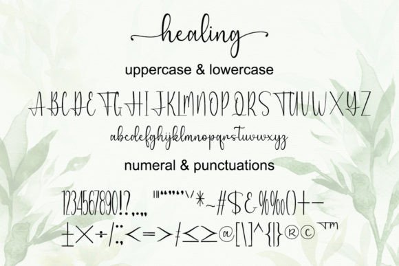 Healing Font - Preview 4