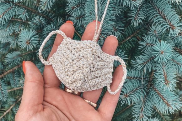 Mini Mask Ornament Christmas Tree Decor