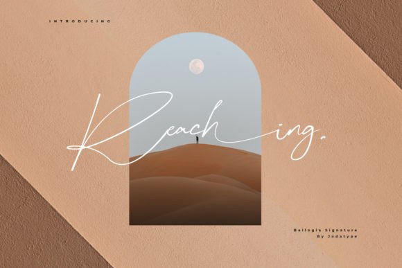 Bellogia Signature Font - Preview 1