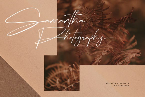 Bellogia Signature Font - Preview 2