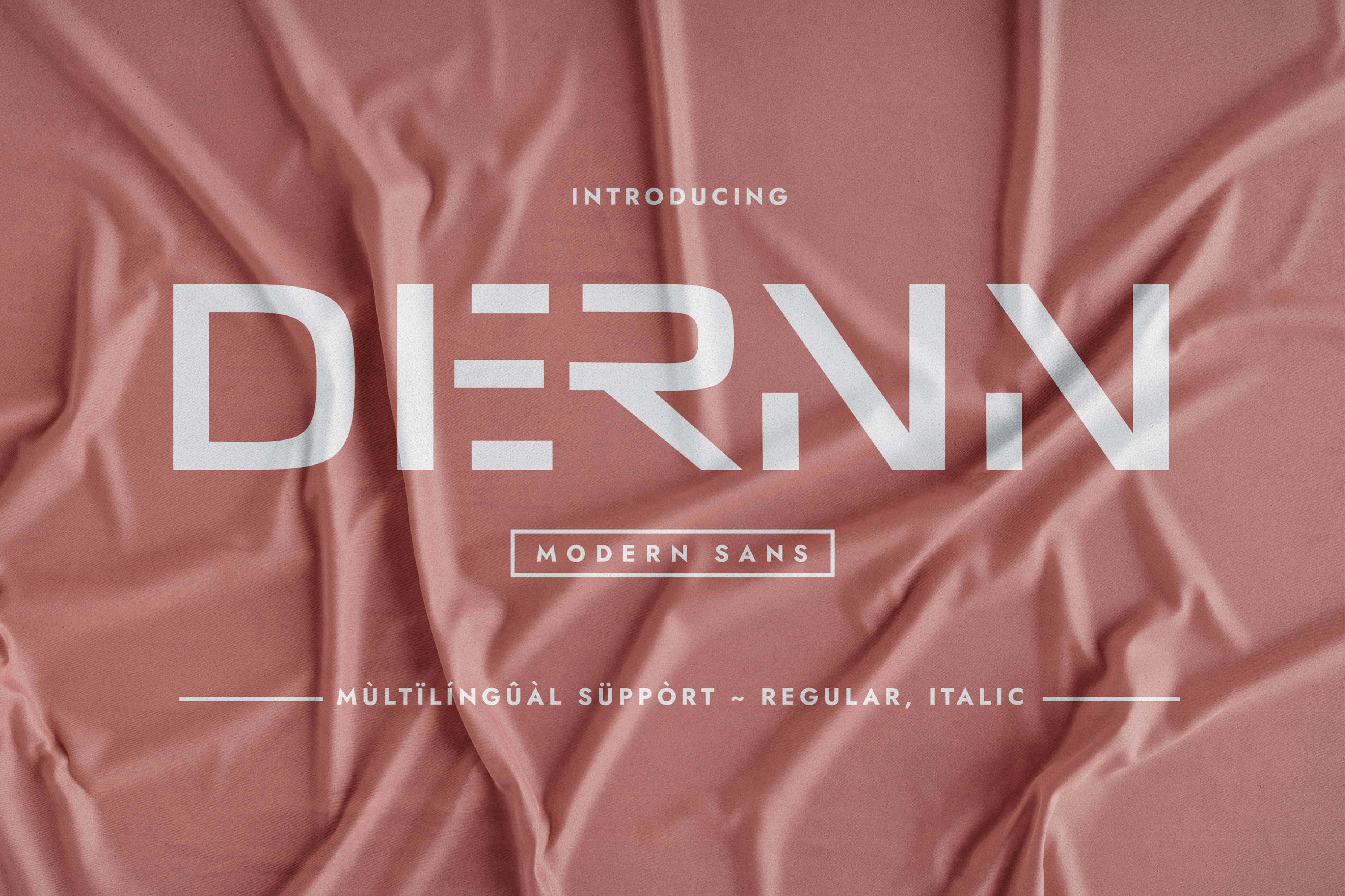 Modern simple clean sans serif