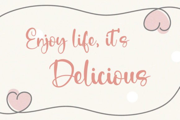 Delicious Font - Preview 1