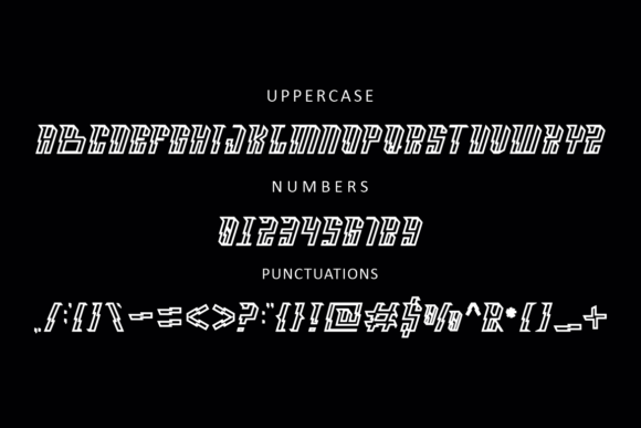 Drakizz Line Font - Preview 2