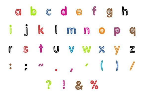 Drawing Book Font - Preview 2