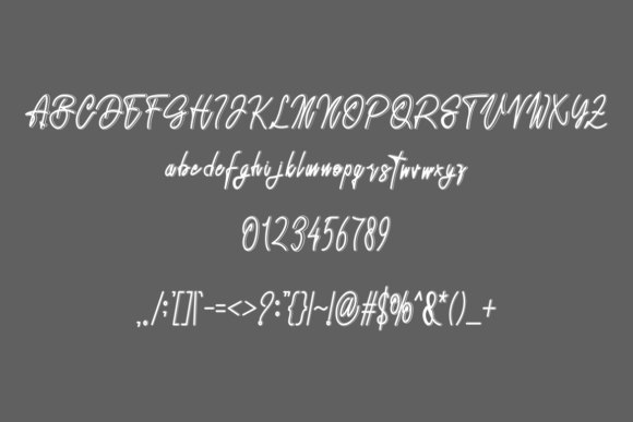 Efline Alean Font PNG with transparent background - Preview 2