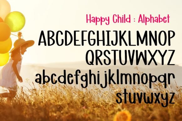 Happy Child Font - Preview 2