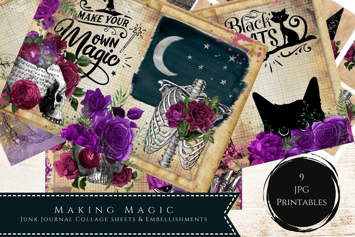 Junk Journal Kit - Making Magic Graphic by More Paper Than Shoes ...
