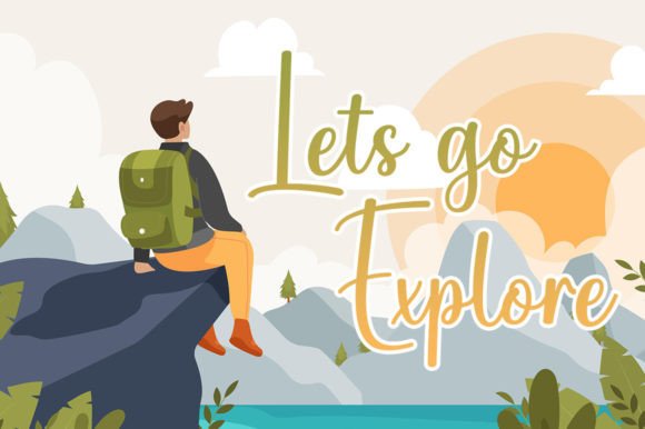 Simple Country Font PNG with transparent background - Preview 3