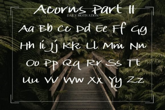 Acorns Font - Preview 2