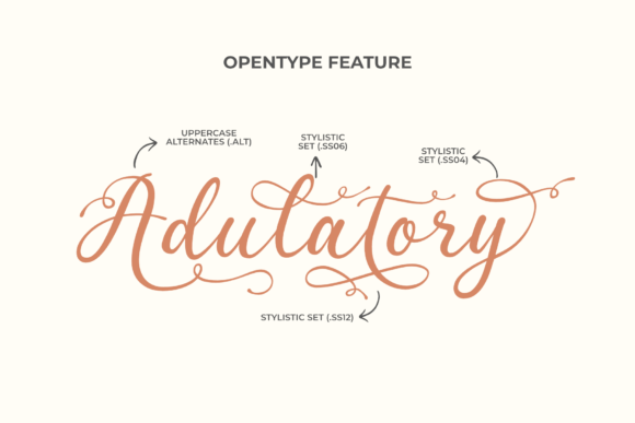 Adulatory Font - Preview 2