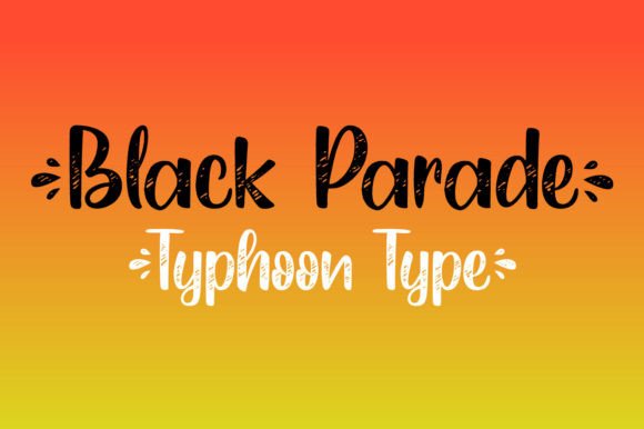 Black Parade Font - Preview 2