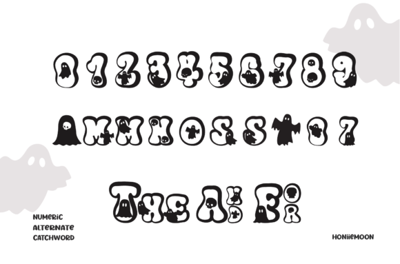 Cute Ghost Font - Preview 2