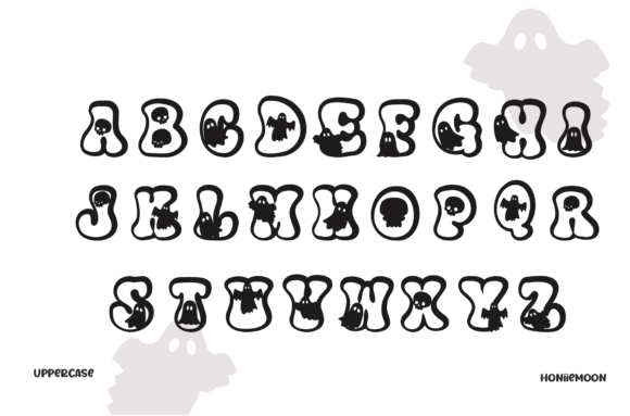 Cute Ghost Font - Preview 1