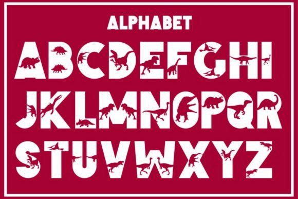 Dinosaur Font - Preview 1