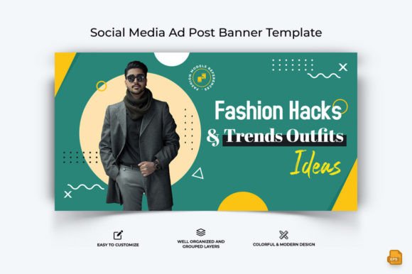 Fashion Facebook Ad Post Banner Template Graphic by 3djagan  Creative  Fabrica