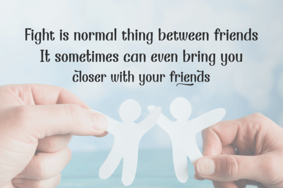 Fighting Friends Font - Preview 3