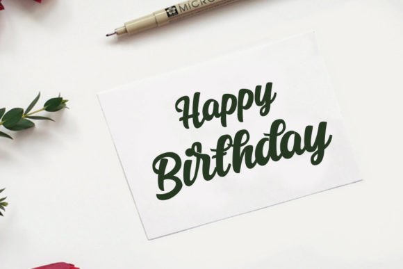 Flourish Font - Preview 2