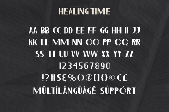Healing Time Font - Preview 3