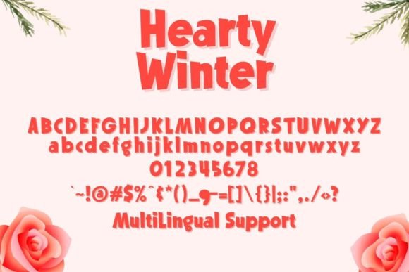 Hearty Winter Font - Preview 3