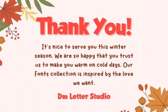 Hearty Winter Font - Preview 4