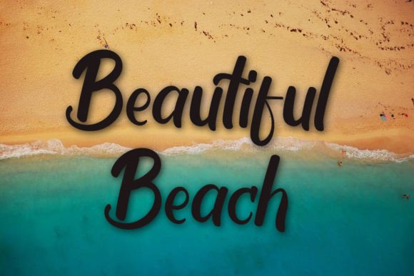 Holiday Font - Preview 1
