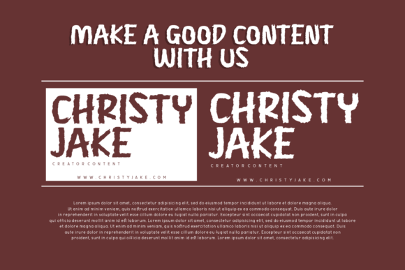 Lifelong Effort Font PNG with transparent background - Preview 3
