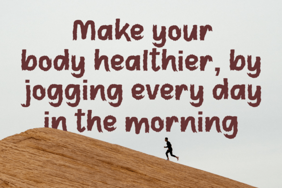 Lifelong Effort Font PNG with transparent background - Preview 4
