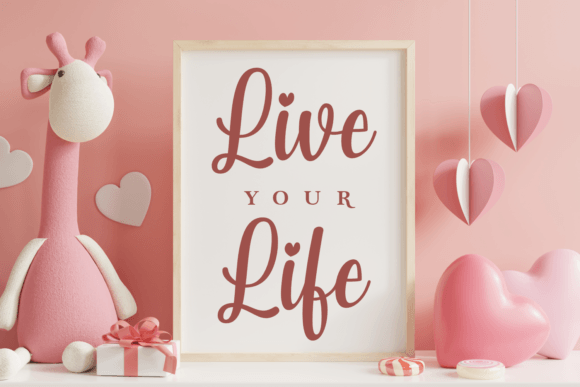 Ligaty Font PNG with transparent background - Preview 4