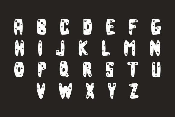 Little Spider Font PNG with transparent background - Preview 1