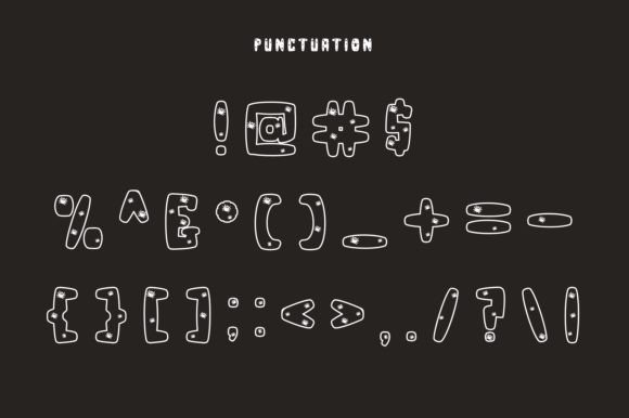 Little Spider Font PNG with transparent background - Preview 6
