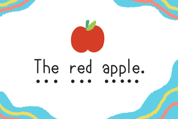 Read Dot Font PNG with transparent background - Preview 1
