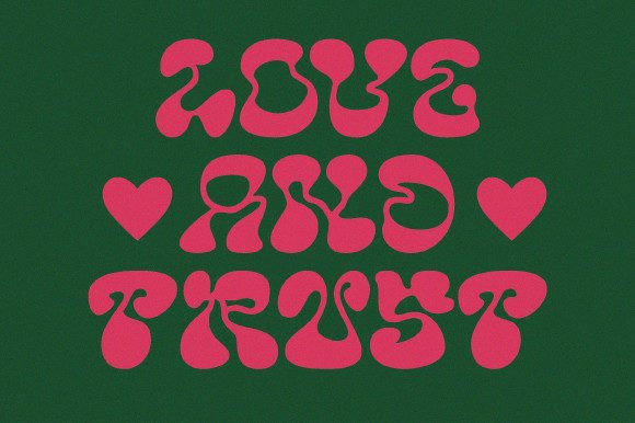 Retro Sailing Font PNG with transparent background - Preview 4