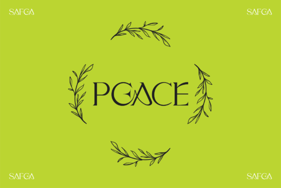 Safea Font PNG with transparent background - Preview 2