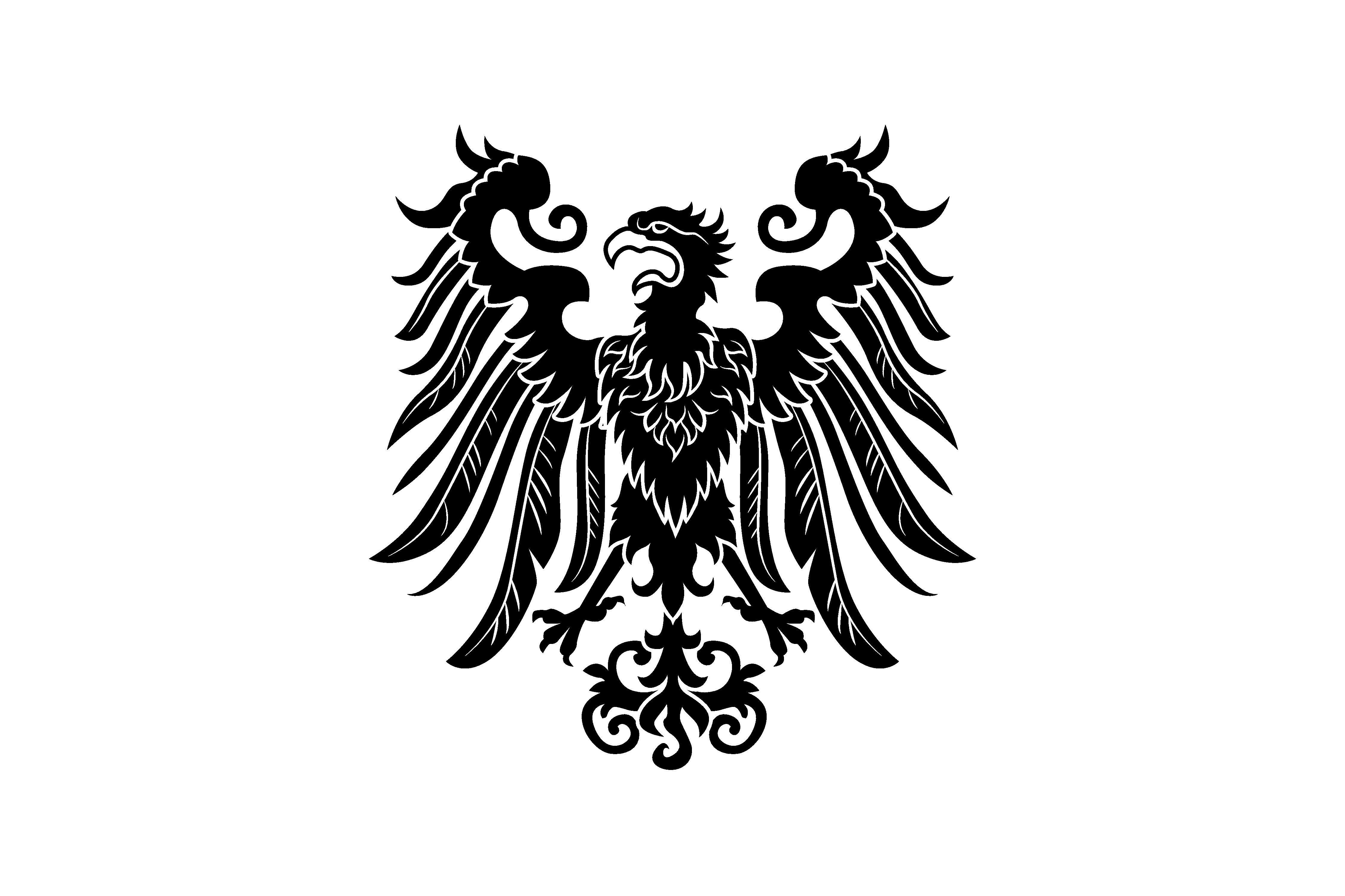 Severe Noble Heraldic Eagle Vector Illus Graphic by pch.vector