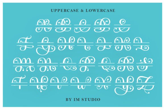 Alistina Monogram Font - Preview 2