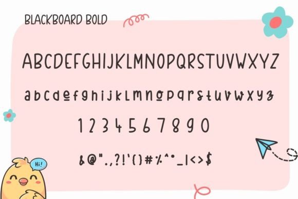 Blackboard Font - Preview 2