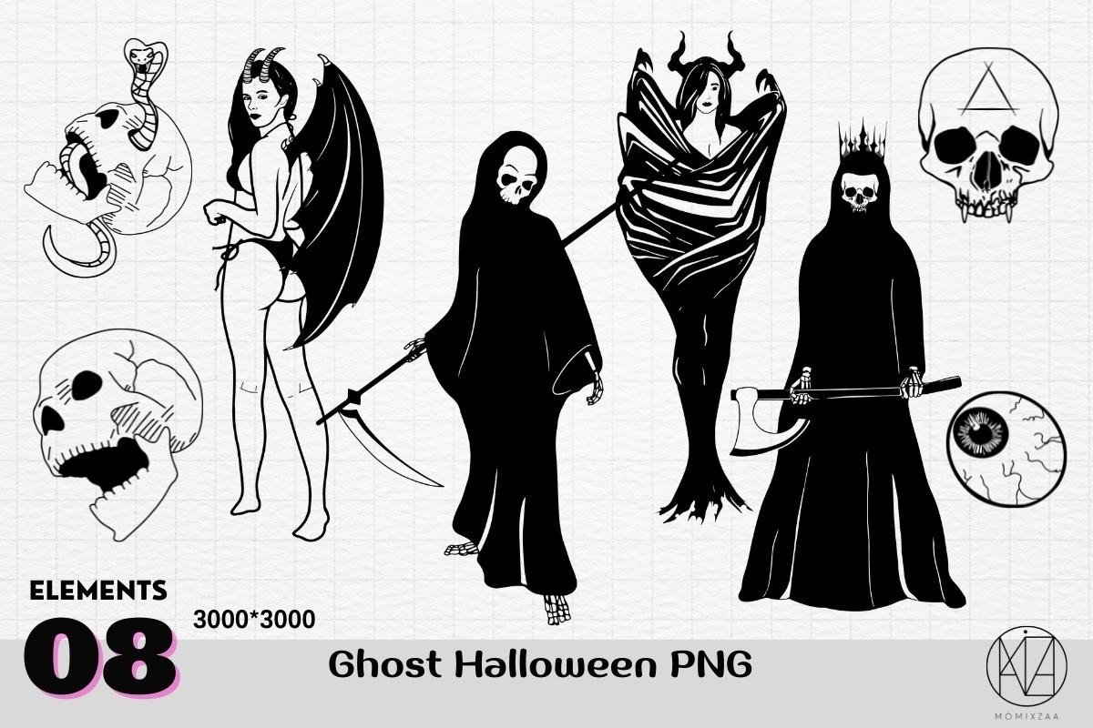Ghost Halloween PNG Graphic by Momixzaa · Creative Fabrica