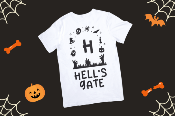 Haka Halloween Monogram Font - Preview 1