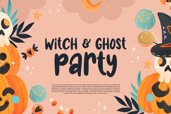 Magic Candy Font PNG with transparent background - Preview 2