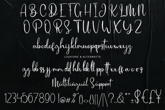 Martello Geoffry Font PNG with transparent background - Preview 3